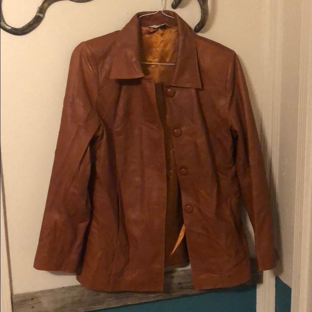 Austin Reed leather jacket